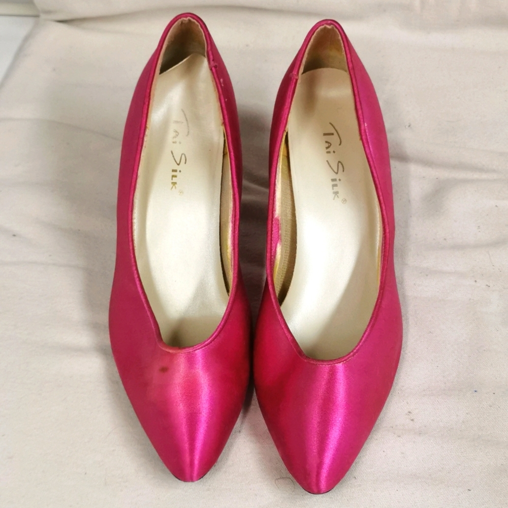 Tai silk high heels